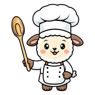 lamb as a cook sticker