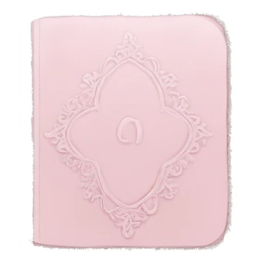 pale pink lace journal  sticker