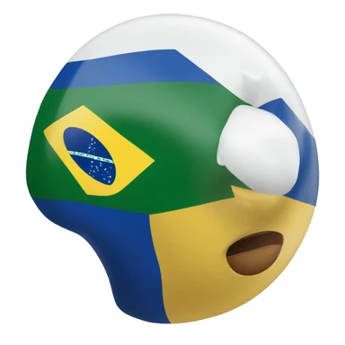 Badeira de Minas gerais e bandeira do Brasil  sticker