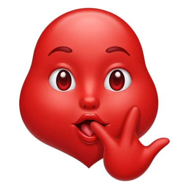 Heart blowing a kiss sticker