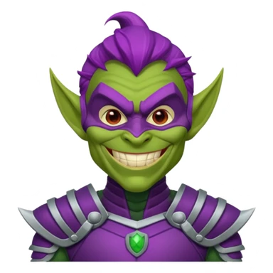 Spiderman's Green goblin classic sticker