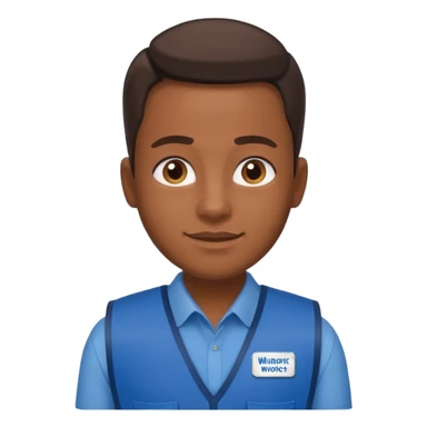 Walmart worker odp sticker