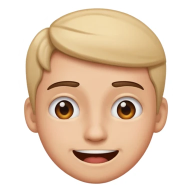 frustrated but smiling sticker