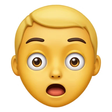 Shocking face mamoji animated sticker