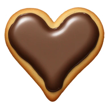 cookie heart with semi sticker