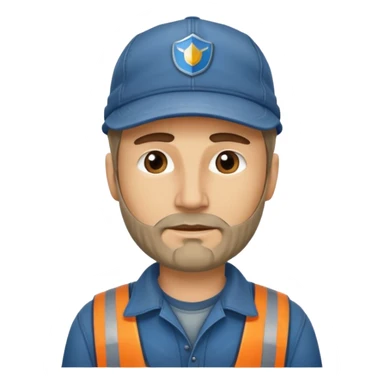 truck driver high quality sticker