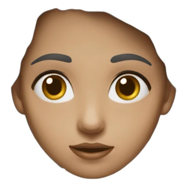 Fille qui fait un clin d'œil cœur sticker