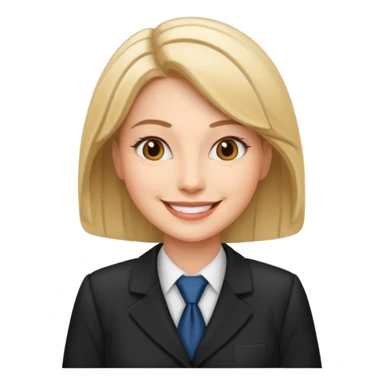 woman lawyer sticker