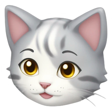 Neko girl in bikin sticker