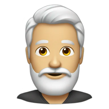 señor con barba blanca sticker