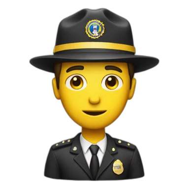 man with yellow "FBI" letters on his cap sticker