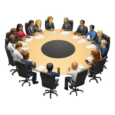 10 people at  ameeting sticker