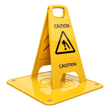 Wet Floor Sign sticker