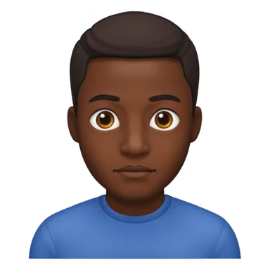 Ear of a black man sticker