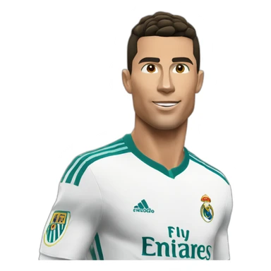 Cristiano Ronaldo doing de the suii sticker