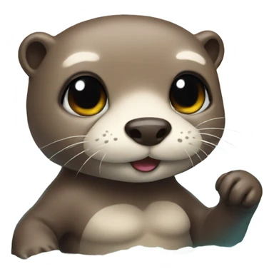 an bikini otter sticker