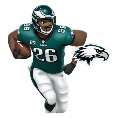 Philadelphia Eagles #26  sticker