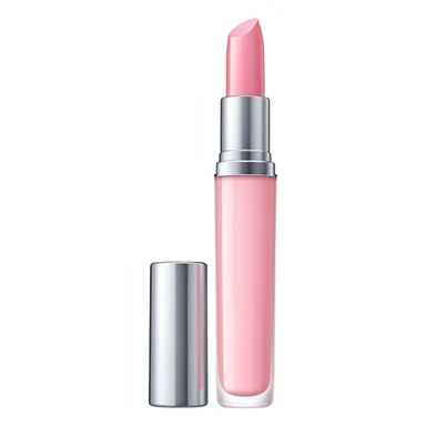 Light pink lip gloss tube  sticker