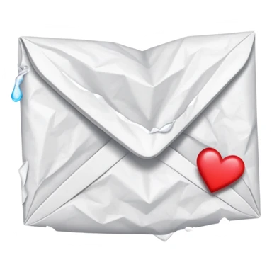 Love letter with tears for 'Quit Playing Games With My Heart' by Backstreet Boys sticker