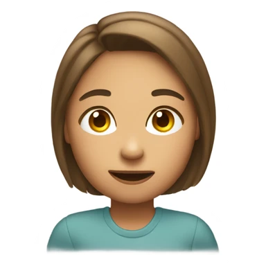 Draw a girl saying “GLO” in speech bubble  sticker