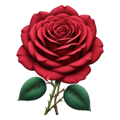 I need black rose emoji sticker