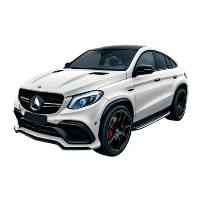 Gle 63 amg coupe black sticker