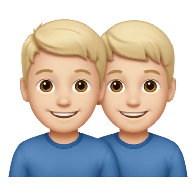 Twin boys sticker