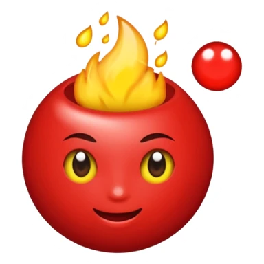 Uma mão apertando um botão escrito perigo sticker