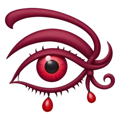  burgundy Nazar Boncugu sticker