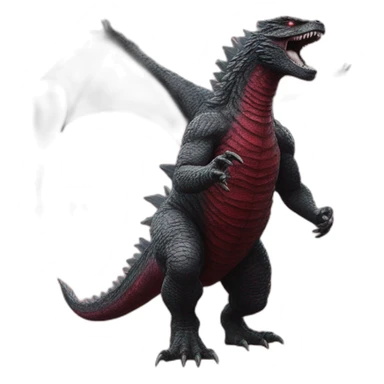 Flying shin godzilla sticker