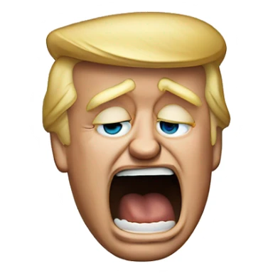 Donald Trump crying ￼ sticker