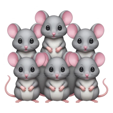 Blind mice sticker
