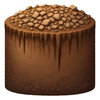 Stockpile of dirt sticker