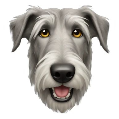 Irish wolfhound dog sticker