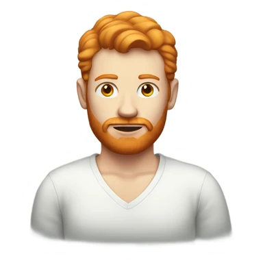 Ginger man backwards sticker