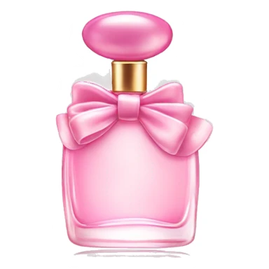 Fairy light pink perfume with bow sticker