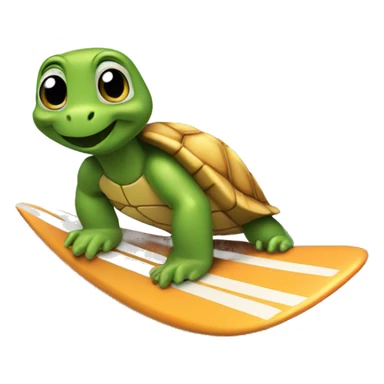 Tortue qui surf sticker
