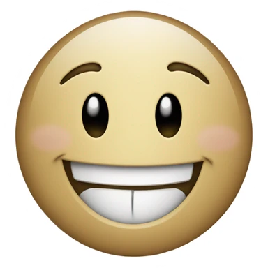 laughing emoji with a sad smile sticker
