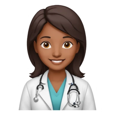 indian woman doctor sticker