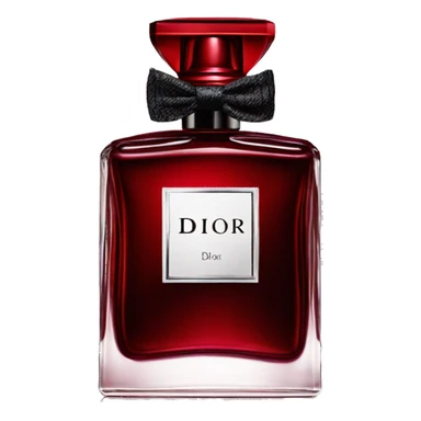 Dark red Dior parfum  sticker