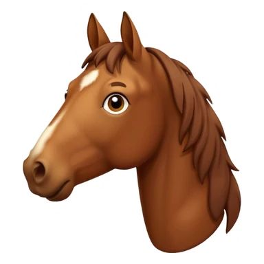 Confused horse with question marks sticker
