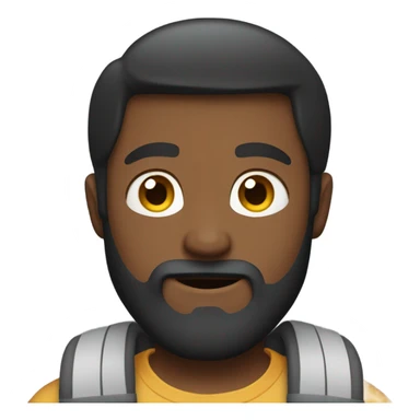 Bearded muscular boys in casual attire sticker