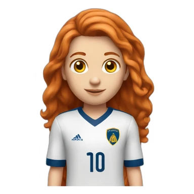 young-redhead-soccer-player-boca-jrs-jersey sticker