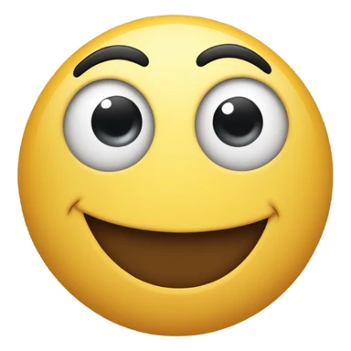 Smiley face tilted by 30 degrees sticker