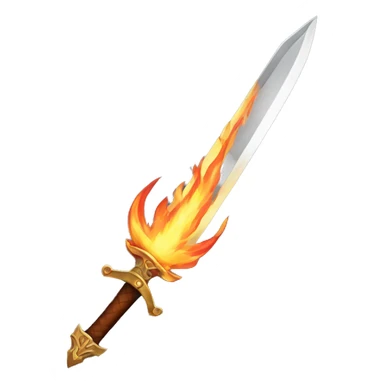 sword of fire sticker