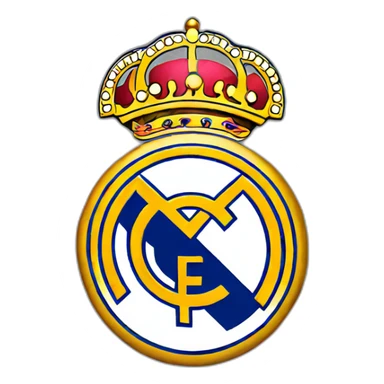 Real Madrid logo football club sticker
