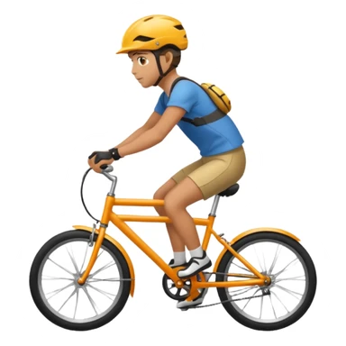 bike rider sticker