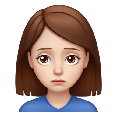 sad 30 year old woman sticker