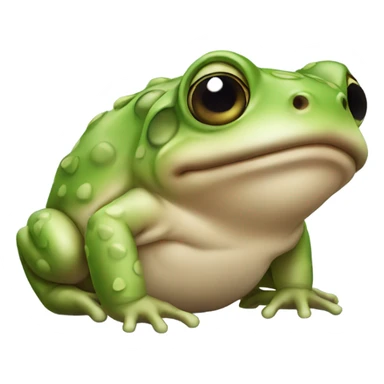 Cute toad sticker