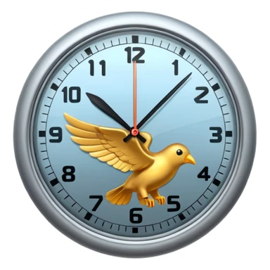 CLOCK FLYING sticker